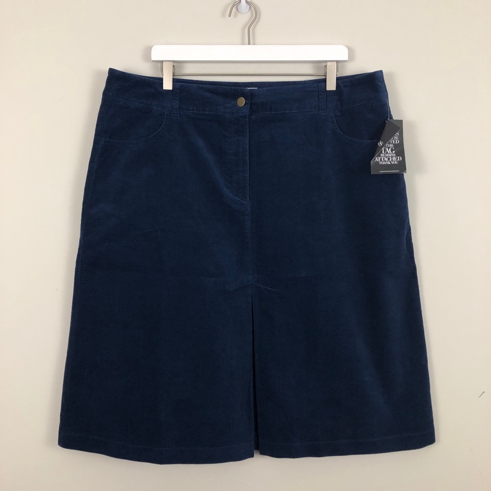 Pure Collection Velvet A-line Skirt